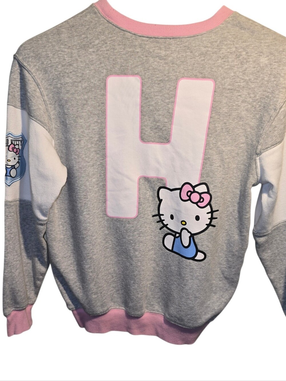 Hello Kitty Sz. Medium Grey/pink Sweatshirt